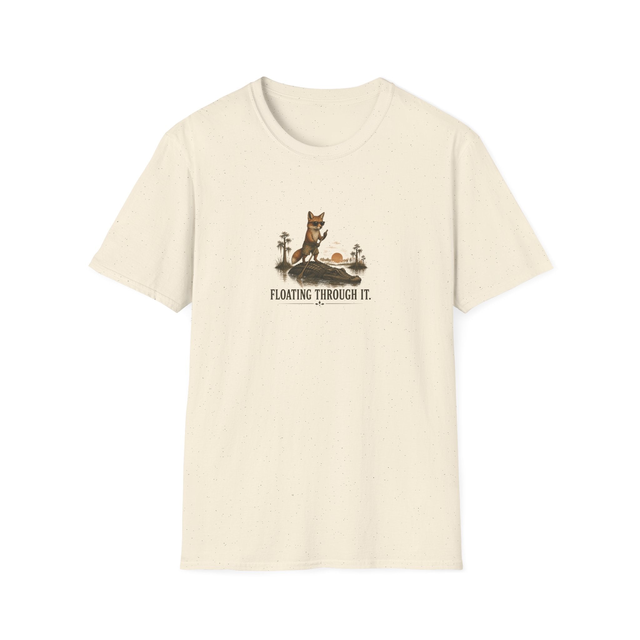Floating Through It Fox T-shirt