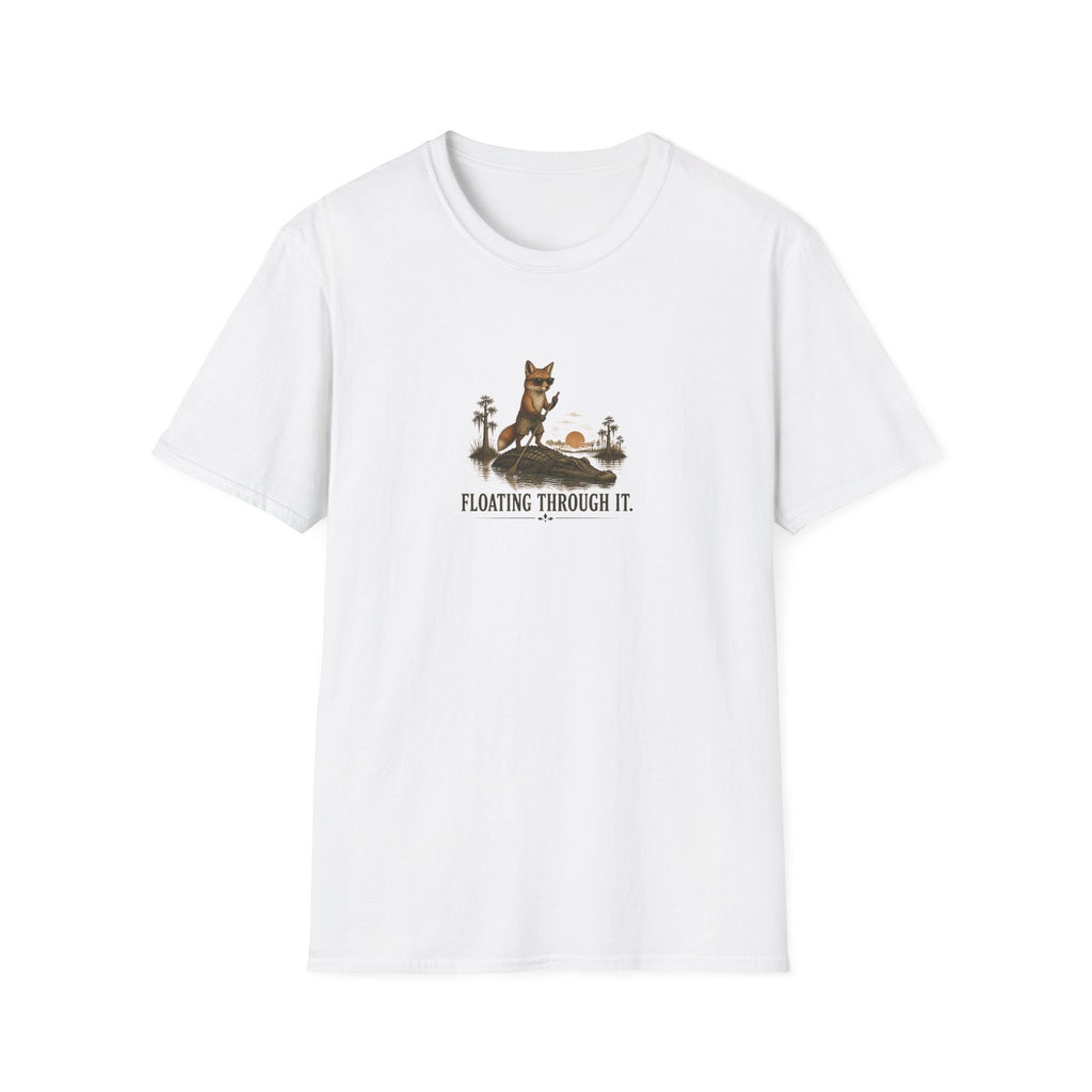 Floating Through It Fox T-shirt