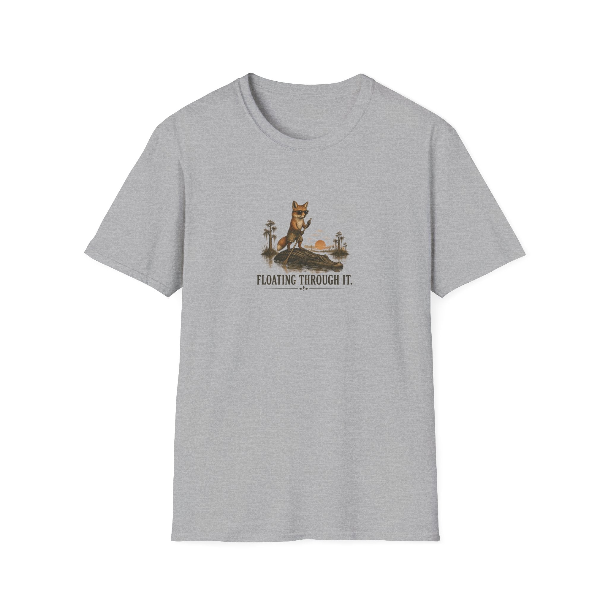 Floating Through It Fox T-shirt