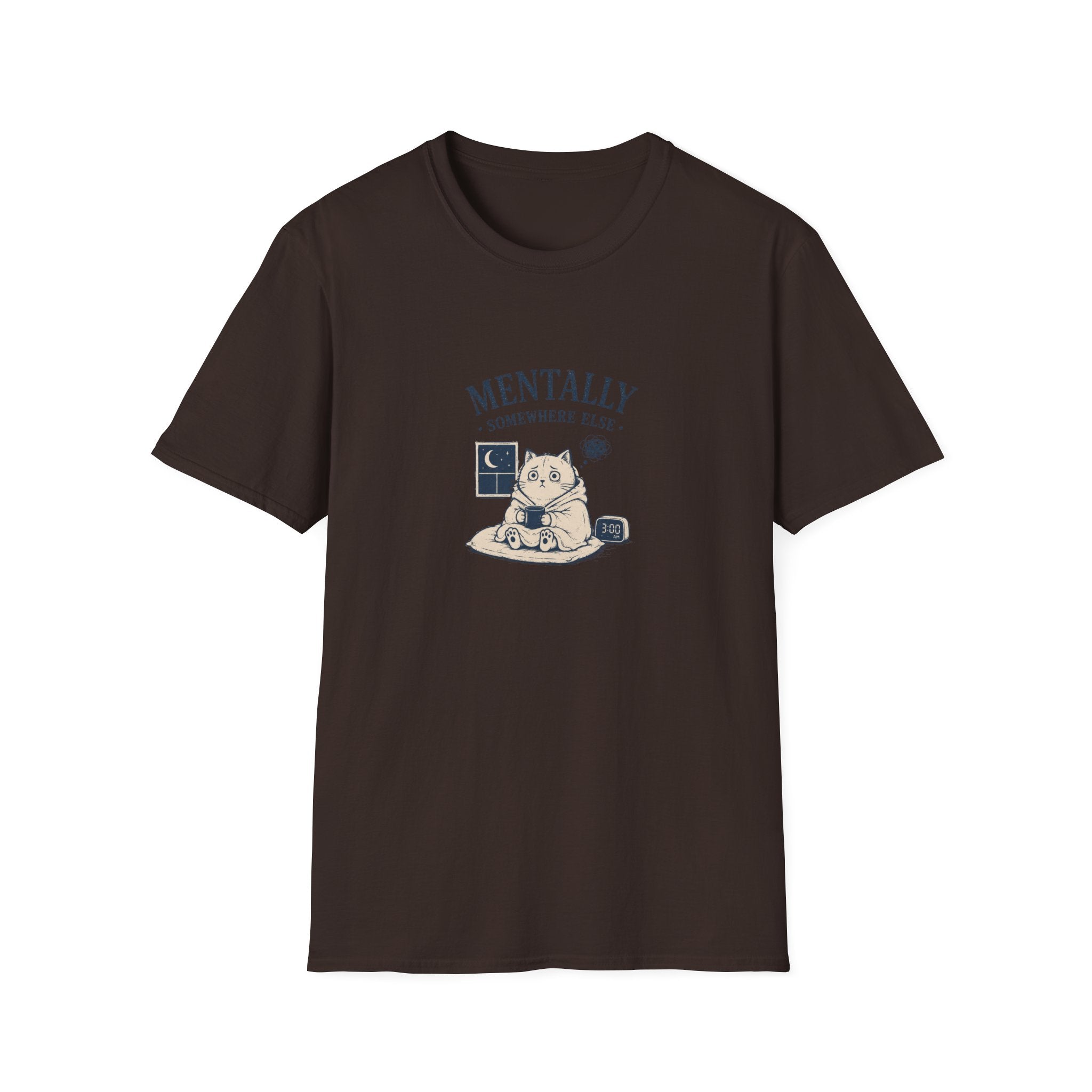 Mentally Somewhere Else Cat T-shirt