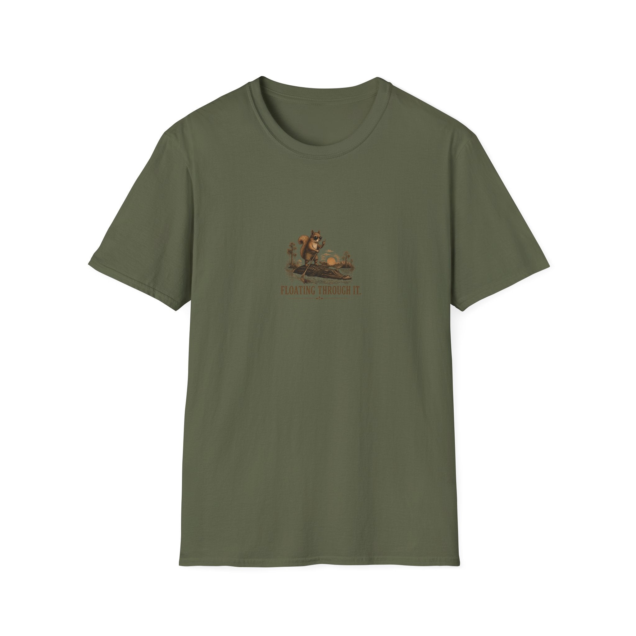Floating Through It Squirrel T-shirt