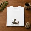 Floating Through Raccoon It T-shirt