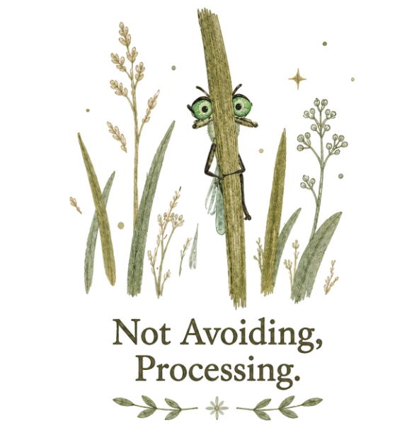 Not Hiding But Processing T-shirt