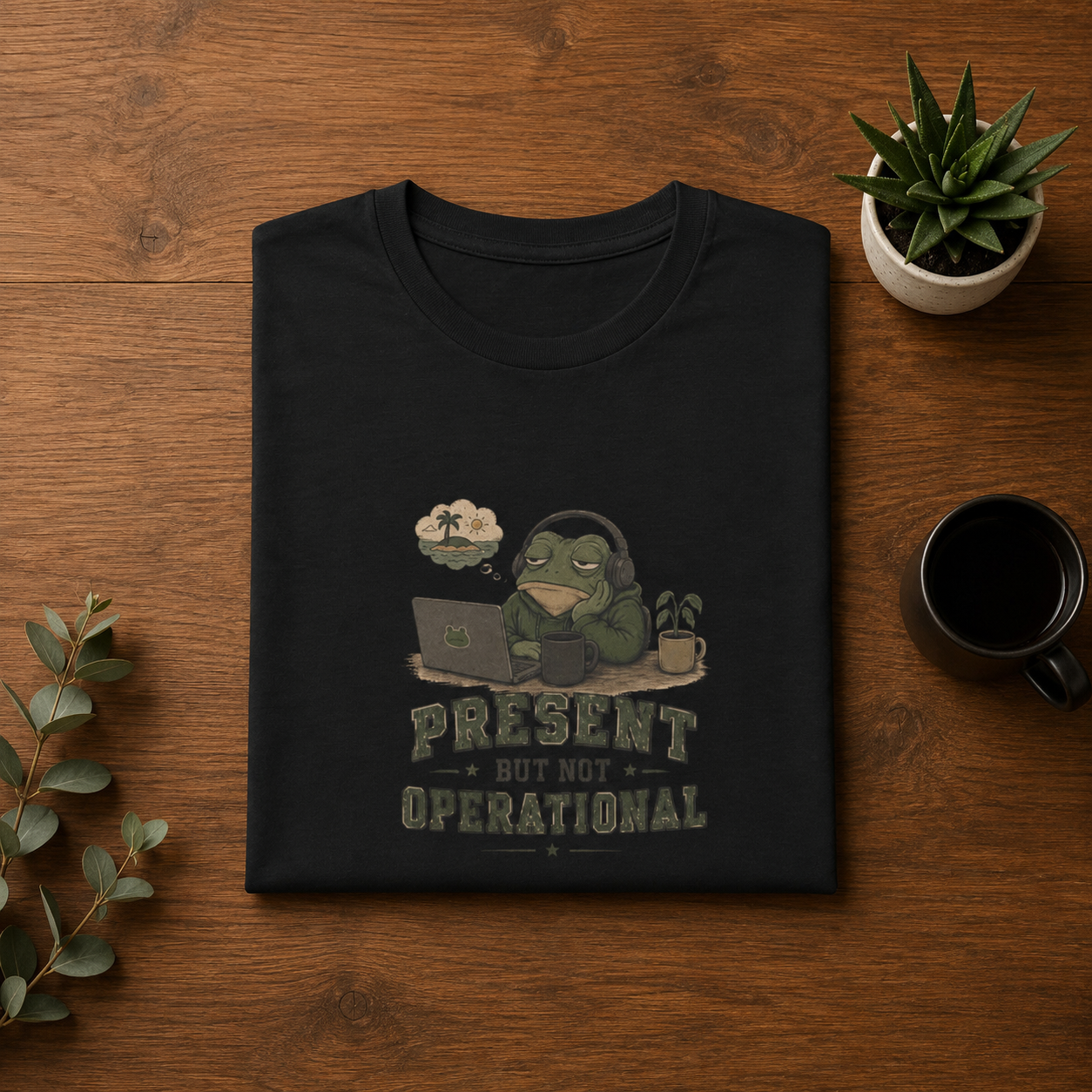 Present But Not Operational T-shirt