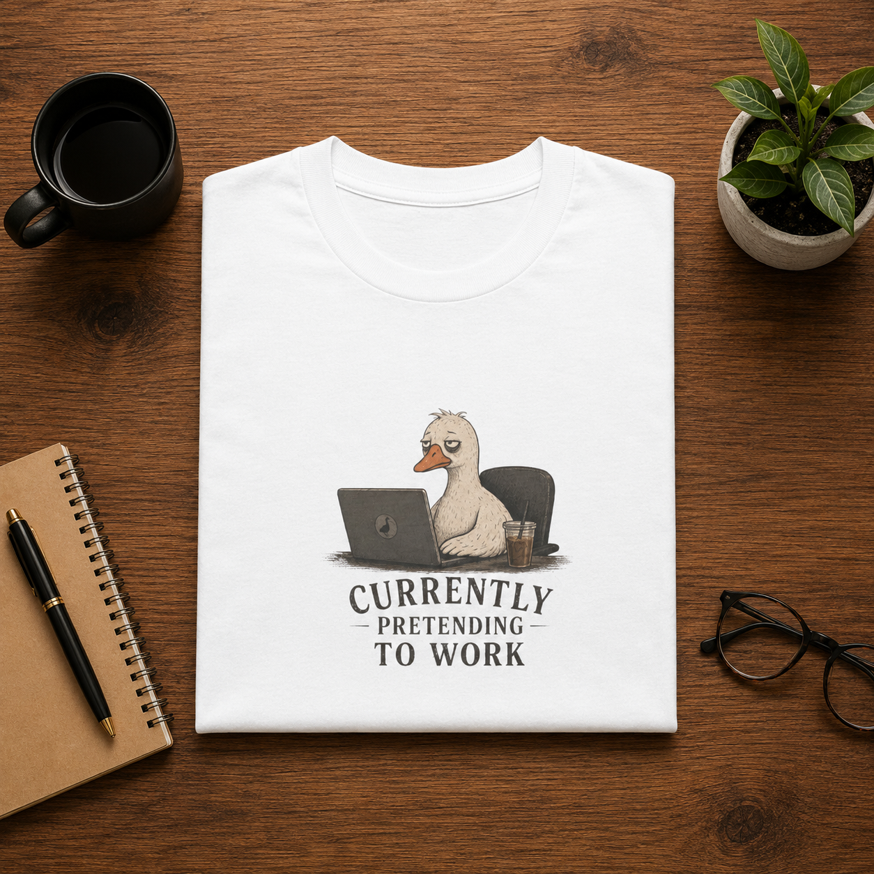 Currently Pretending to Work T-shirt