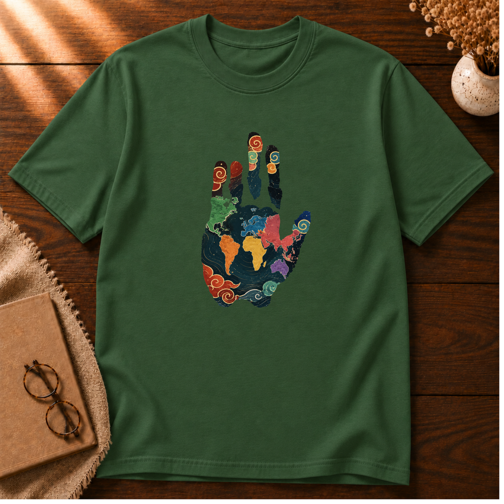 One World - One hand T-shirt