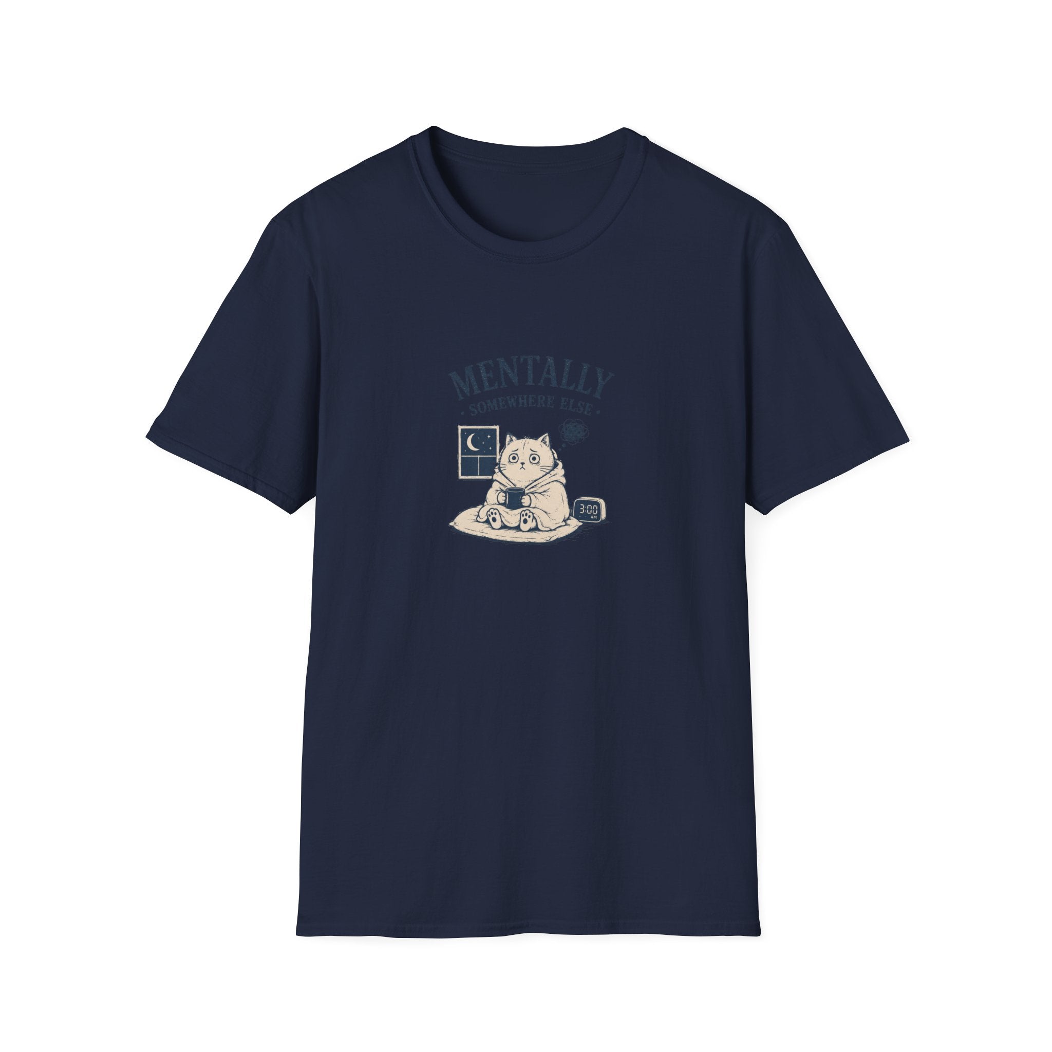 Mentally Somewhere Else Cat T-shirt