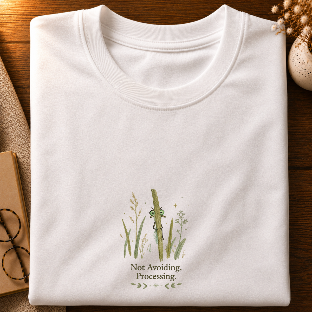 Not Hiding But Processing T-shirt