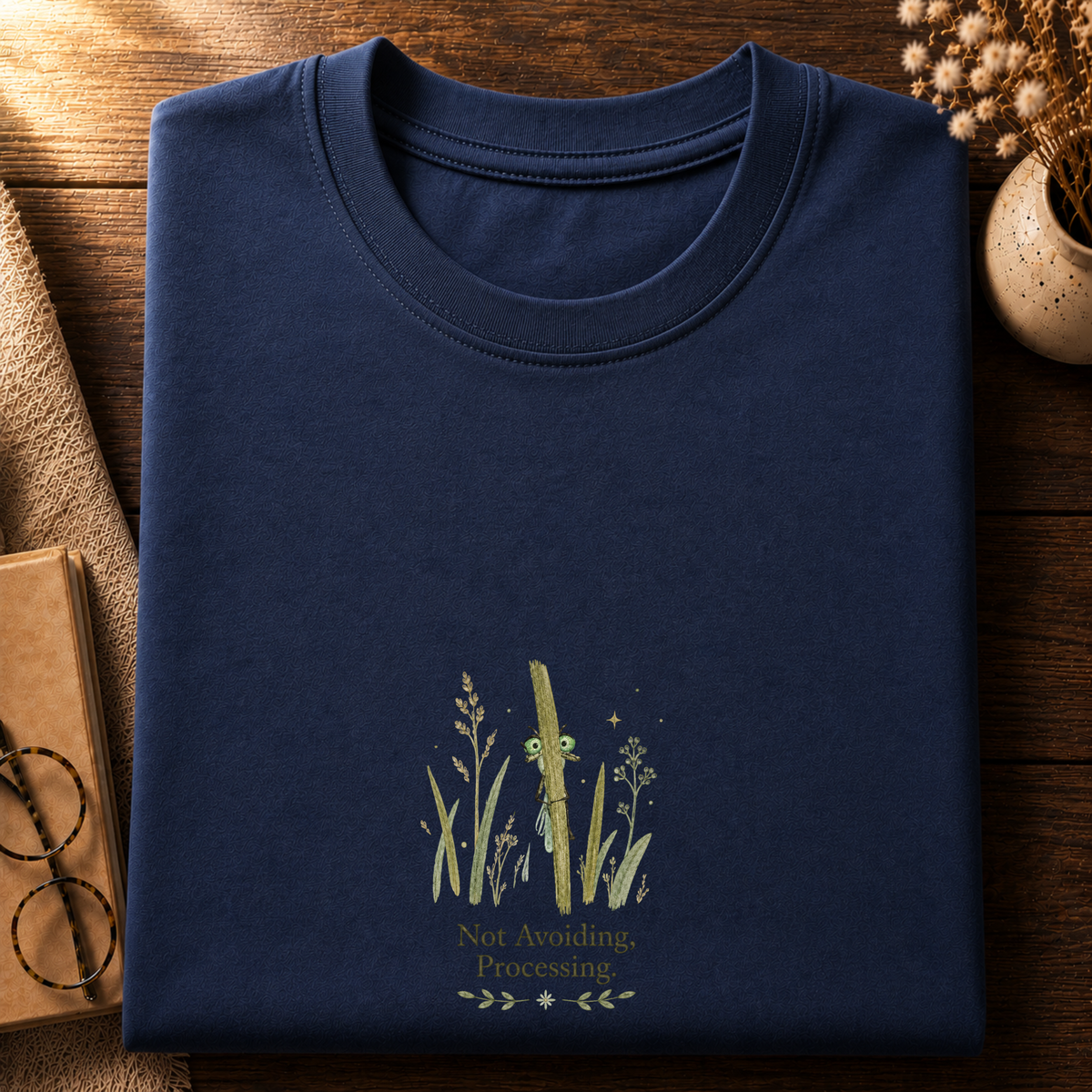 Not Hiding But Processing T-shirt