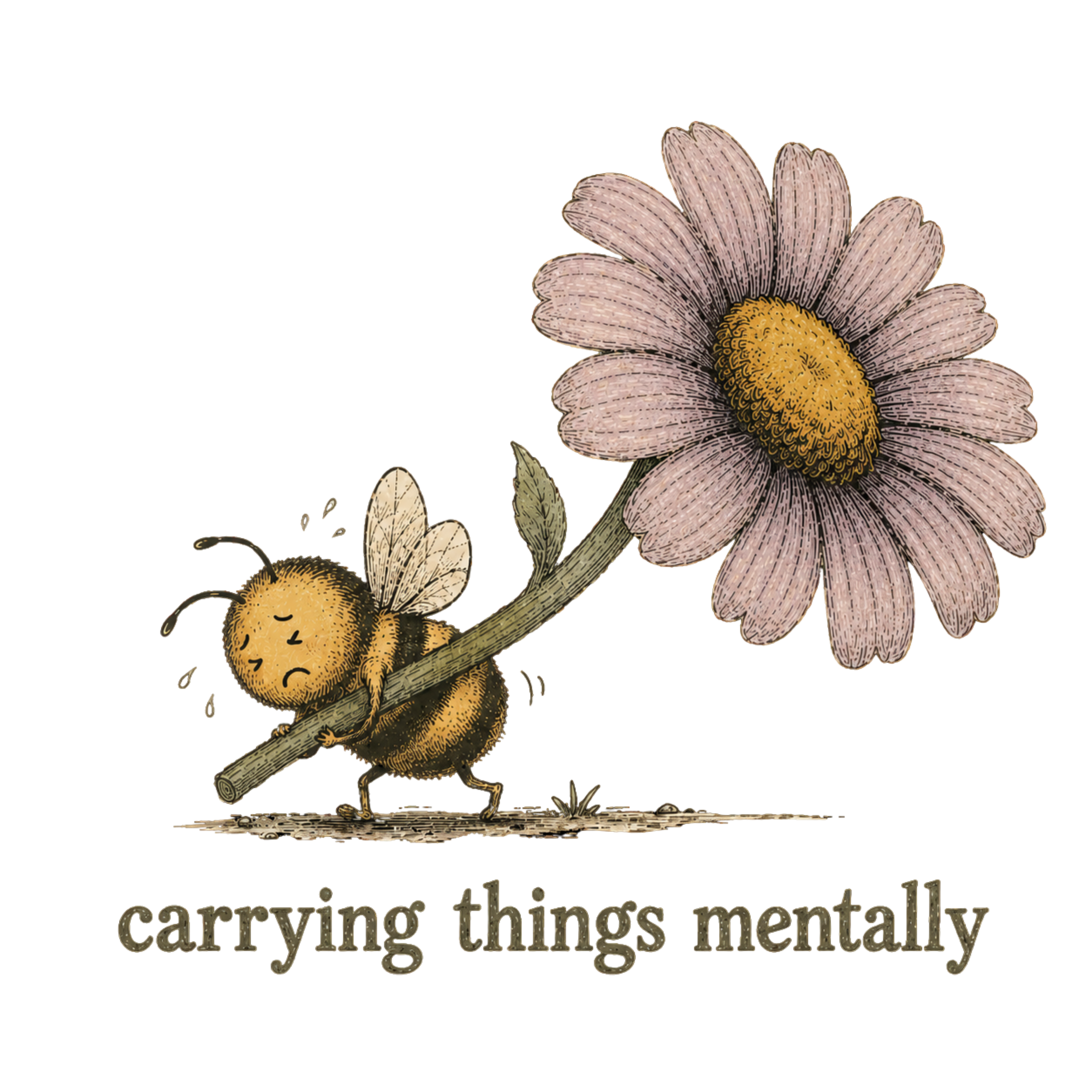 Carring Things Mentally T-shirt