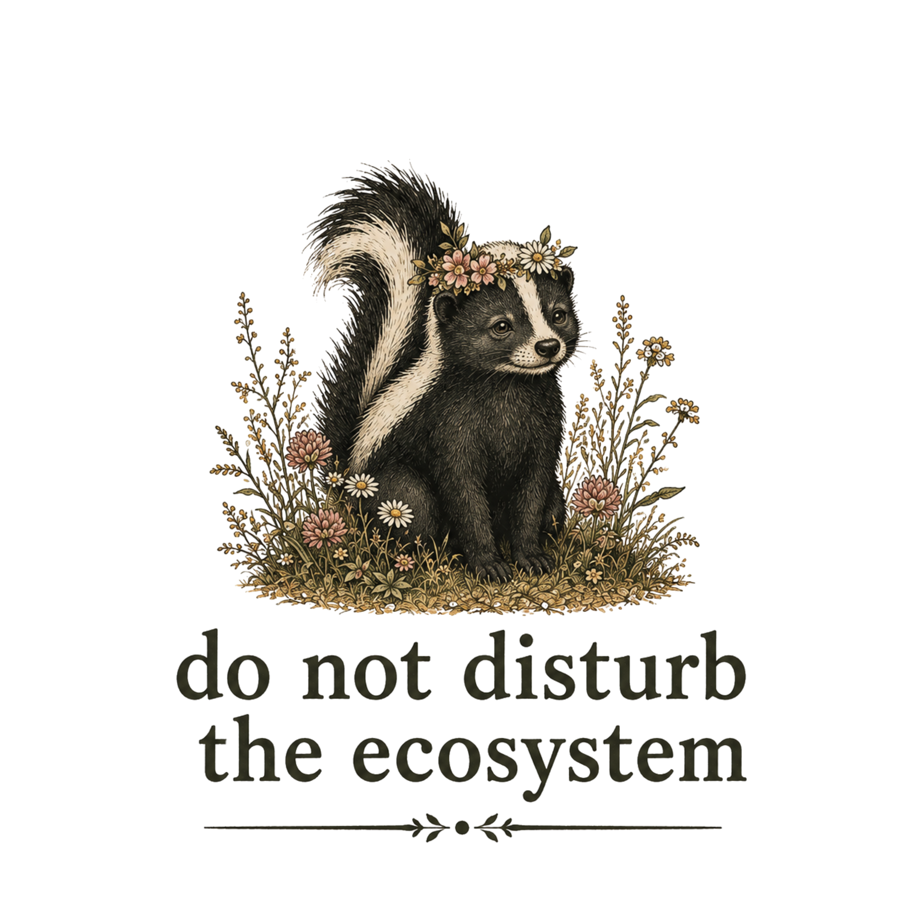 Do Not Disturb The Ecosystem T-shirt