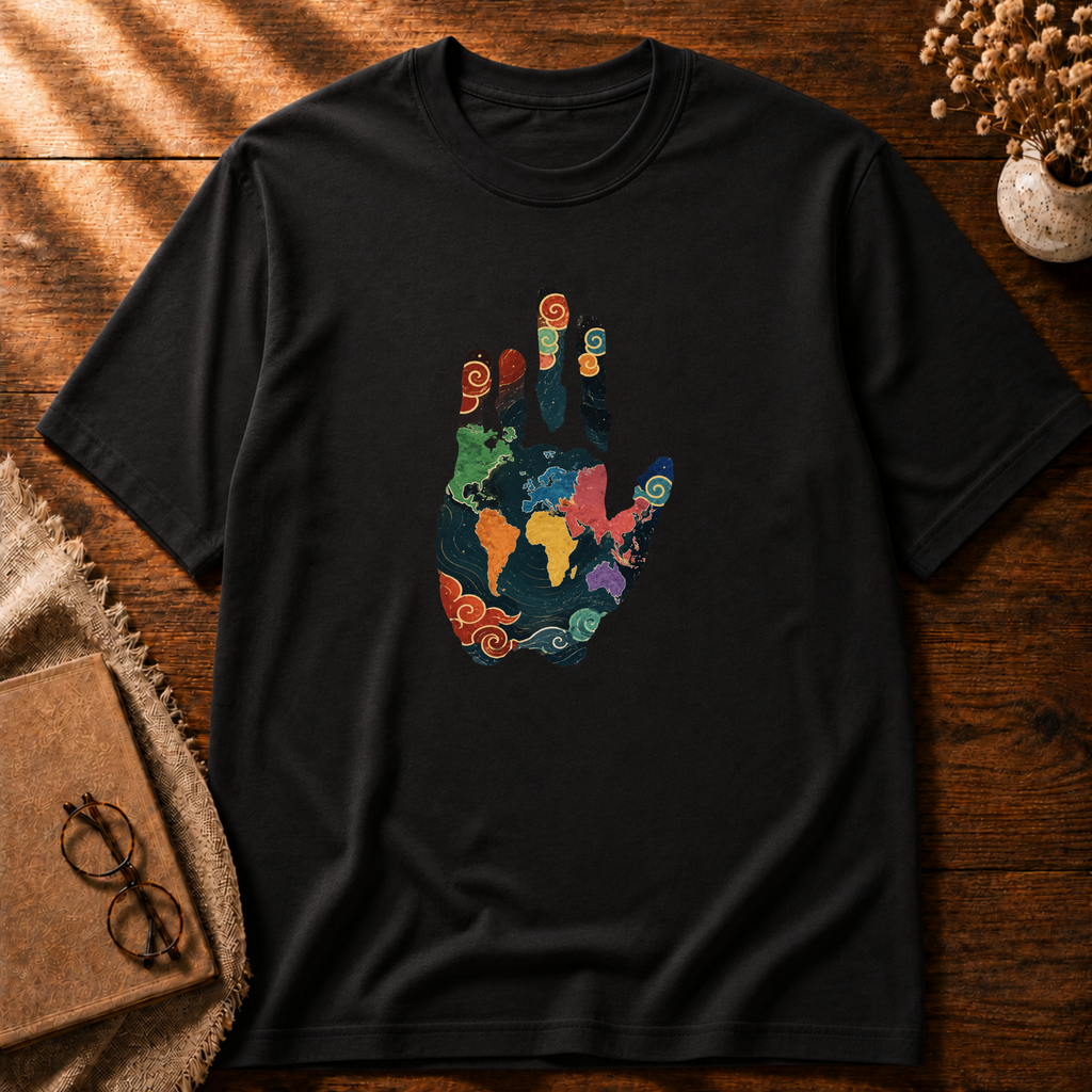 One World - One hand T-shirt
