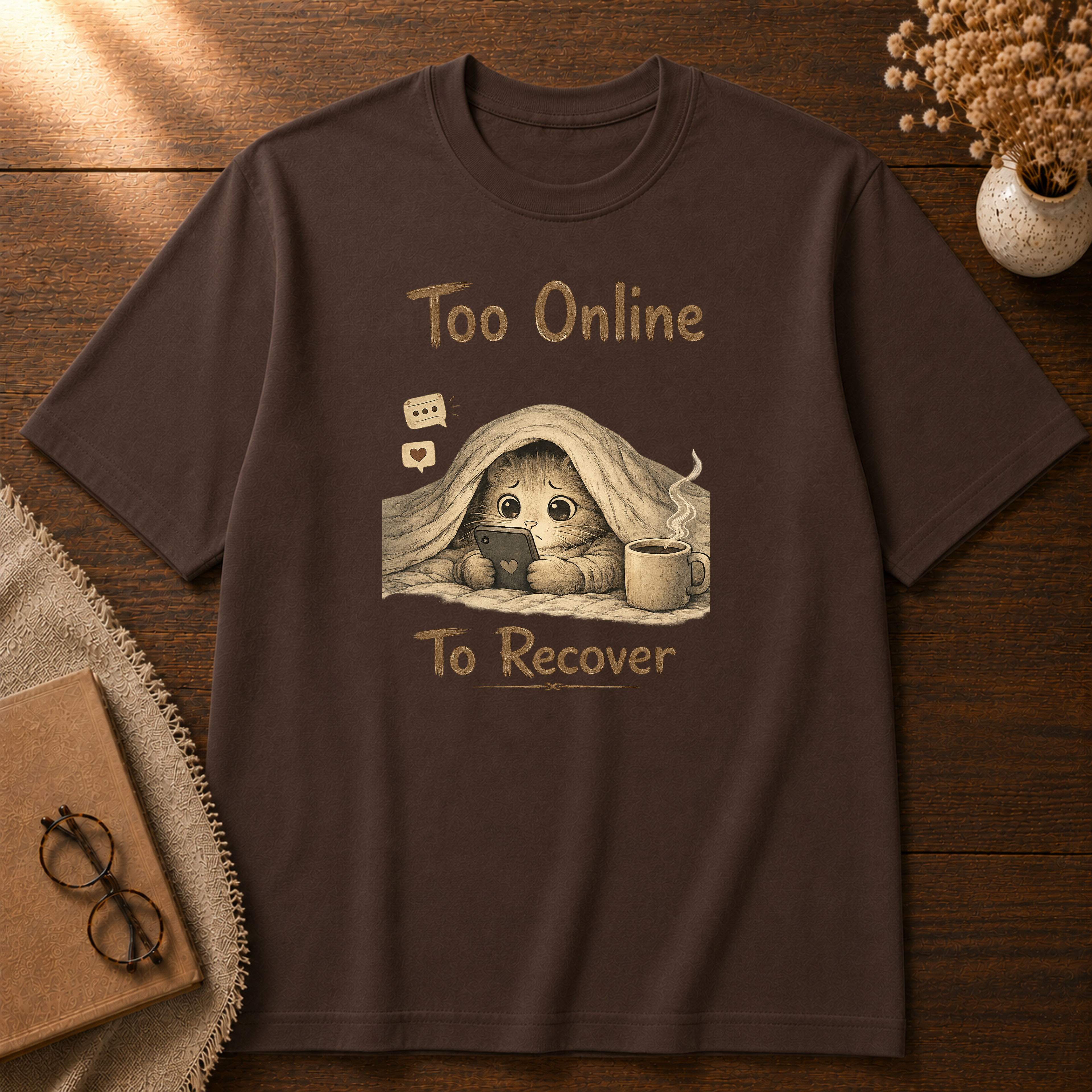 Too Online To Recover T-shirt