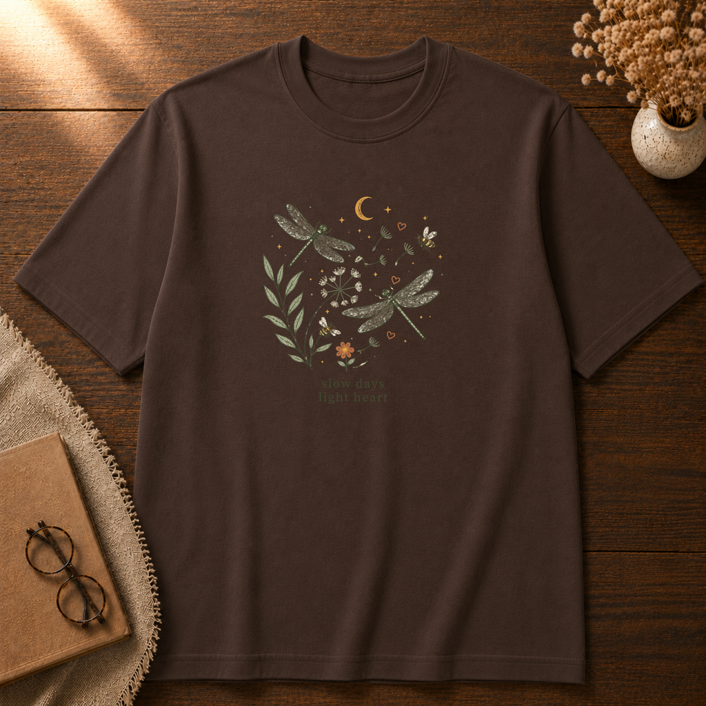 Slow Days Light Heart T-shirt