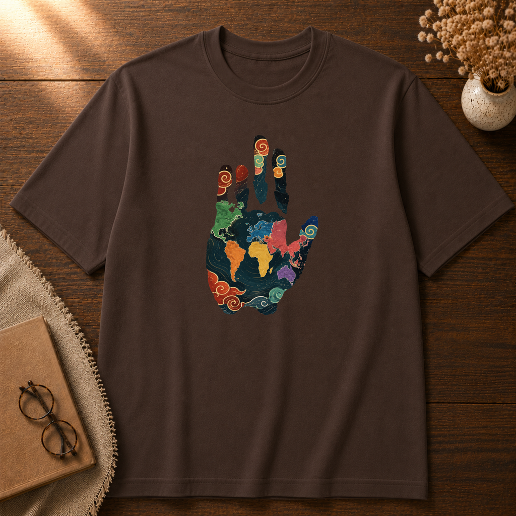 One World - One hand T-shirt