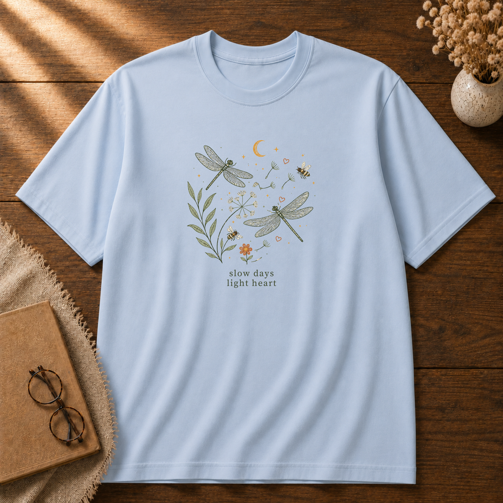 Slow Days Light Heart T-shirt