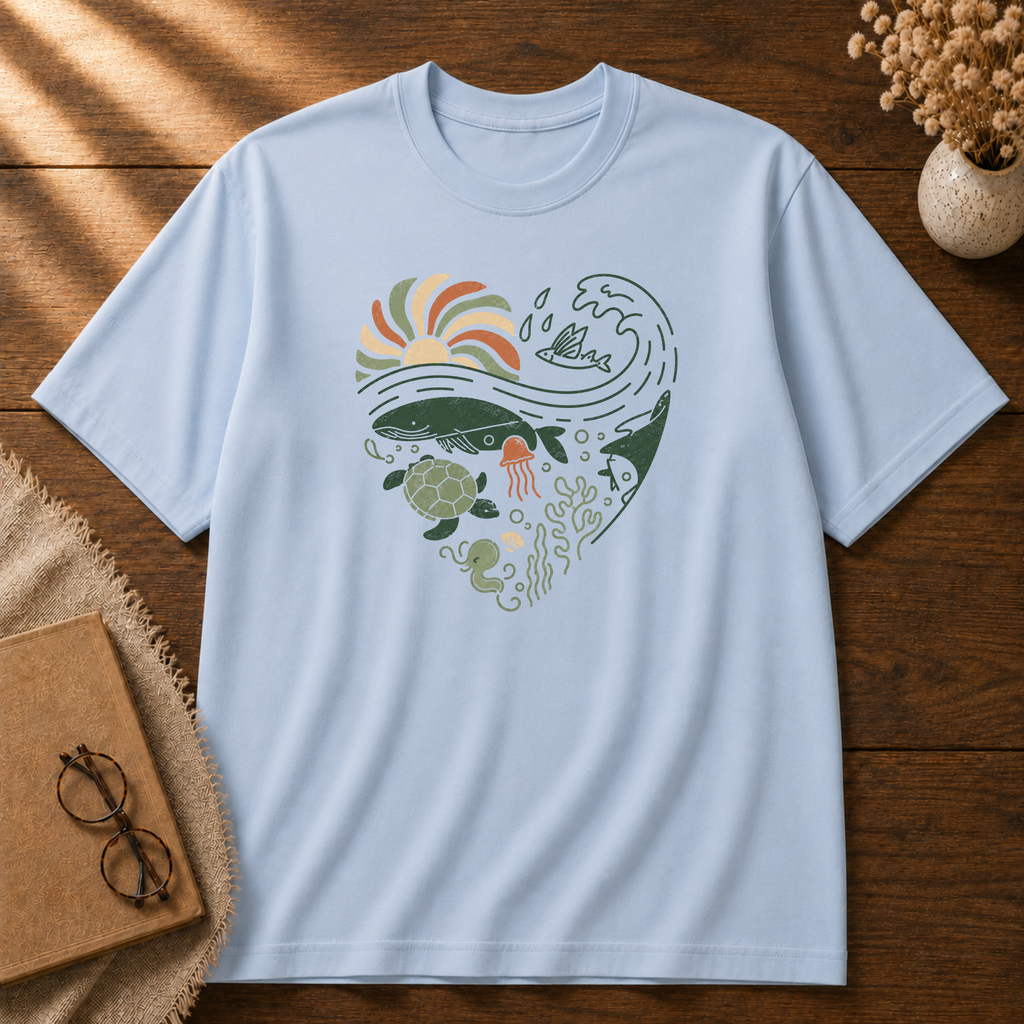 Ocean Heart T-shirt