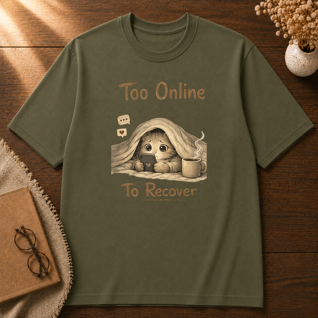 Too Online To Recover T-shirt