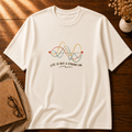 Life Is Not A Straight Line T-shirt