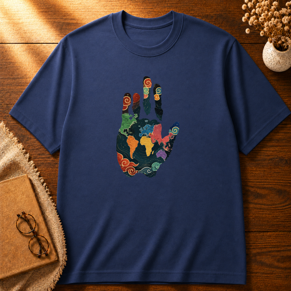 One World - One hand T-shirt
