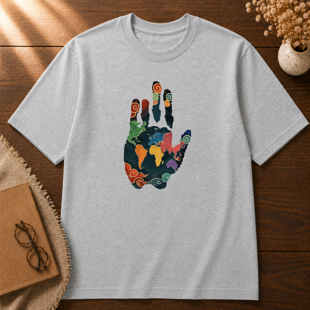 One World - One hand T-shirt