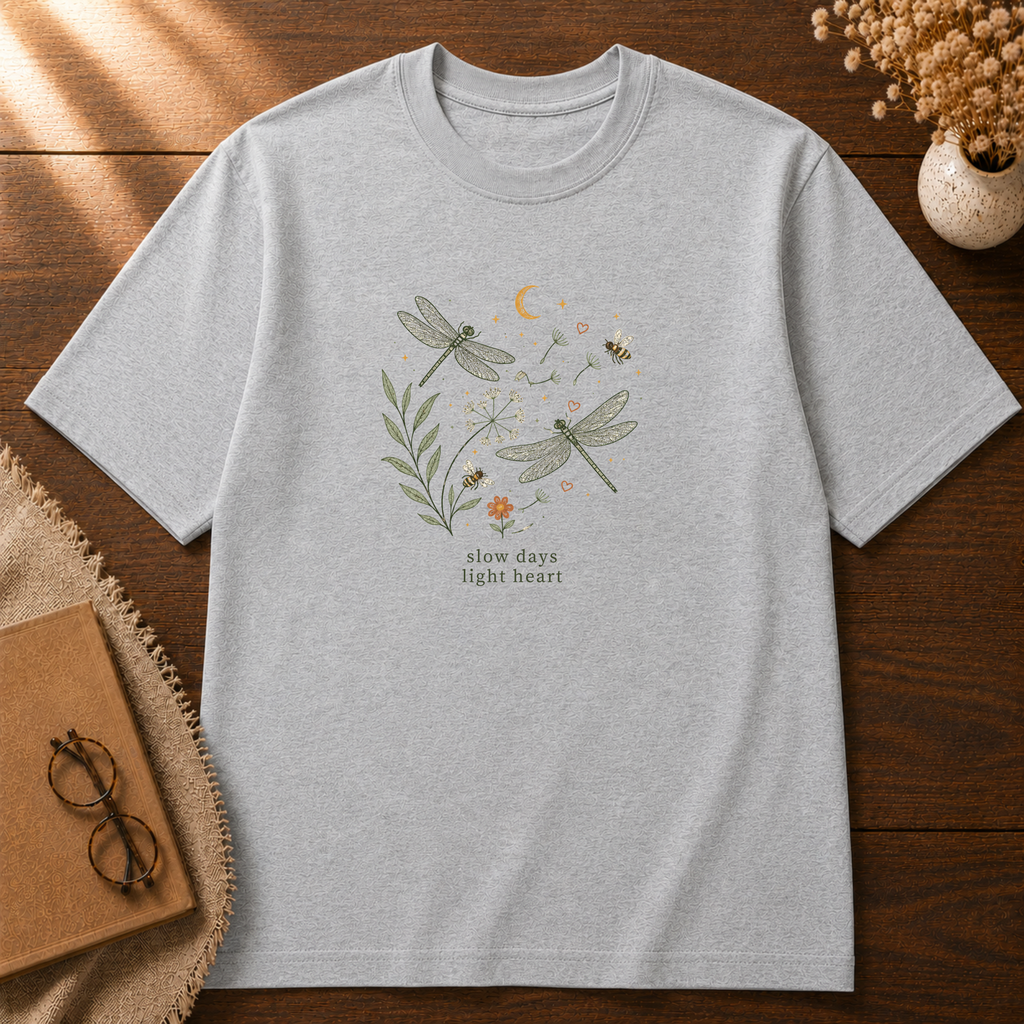 Slow Days Light Heart T-shirt