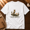 Floating Through It Fox T-shirt