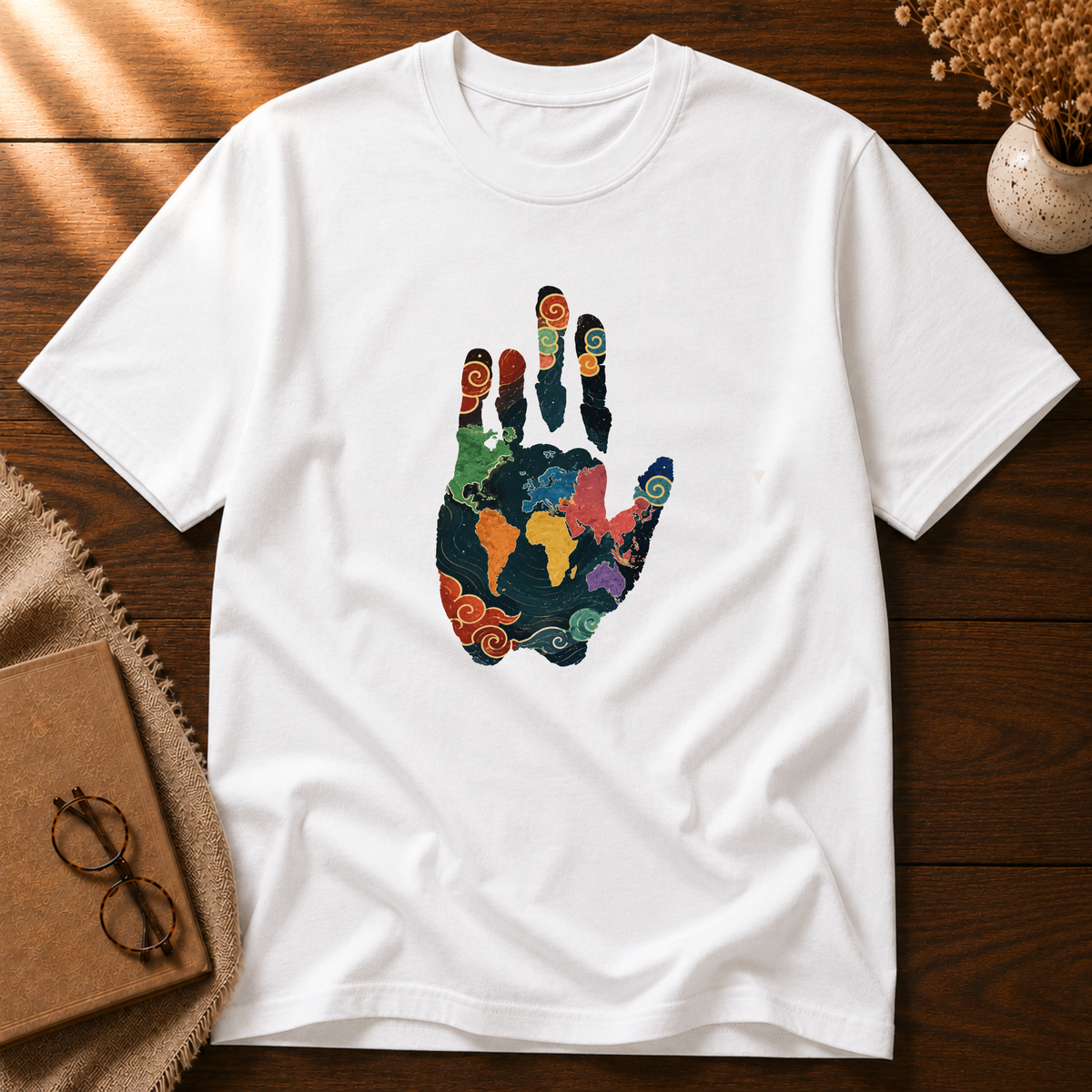 One World - One hand T-shirt