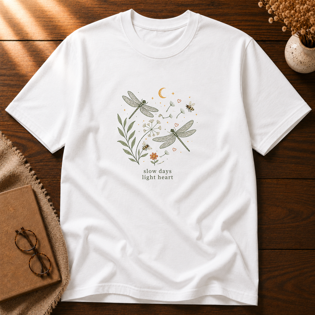 Slow Days Light Heart T-shirt